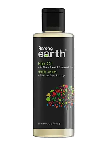 Aarong Earth Hair Oil With Black Seed & Sesame Extract