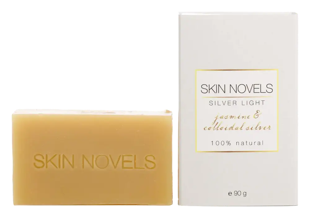 Skin Novels Silver Light Jasmine & Colloidal Silver Natural Soap