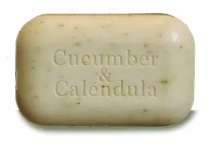 The Soap Works Cucumber & Calendula Soap Bar