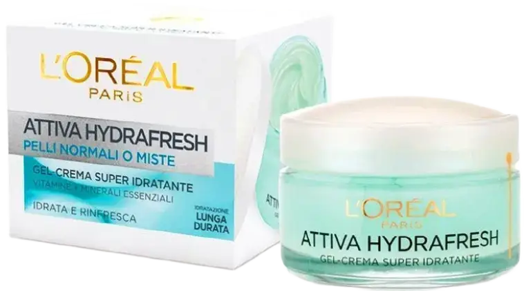L'Oreal Attiva Hydrafresh Active Face Cream Gel Normal to Combination