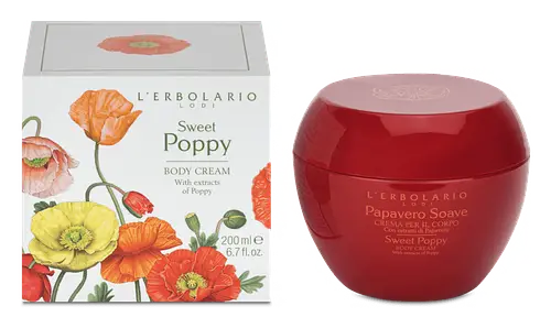 L'Erbolario Body Cream Sweet Poppy