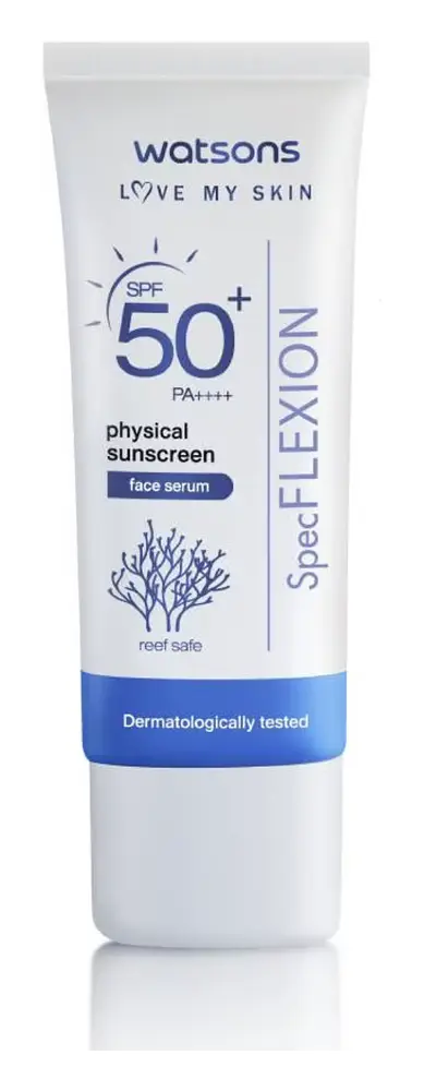 Watsons Physical Sunscreen Face Serum SPF50+ PA++++