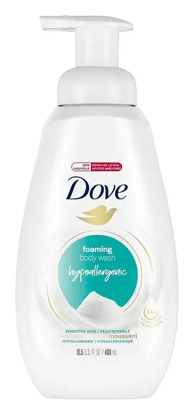 Dove Foaming Body Wash Sensitive Skin