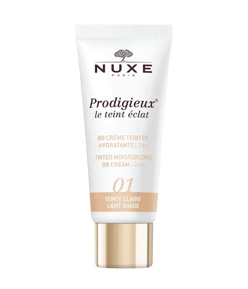 Nuxe Prodigieux Le Teint Éclat 24H Tinted Moisturizing BB Cream 01 Light Shade