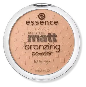 Essence Sun Club Matt Bronzing Powder Natural - Light Warm Brown