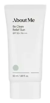 About Me Be Clean Relief Sun SPF50+ PA++++