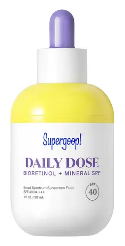 Supergoop! Daily Dose Bioretinol + Mineral Fluid SPF 40 PA+++