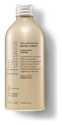Hey Humans Naturally Derived Body Lotion Lavender Vanilla