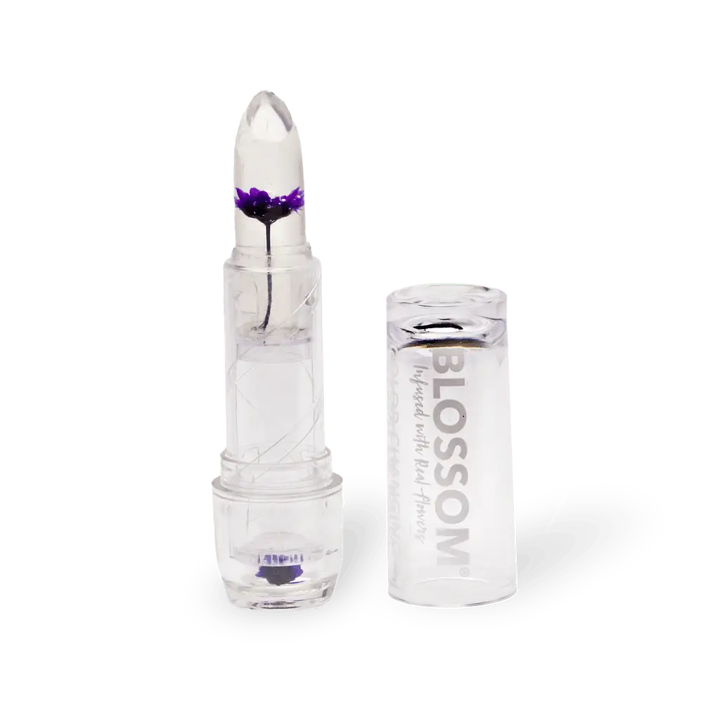 Blossom Color-Changing Crystal Lip Balm Purple