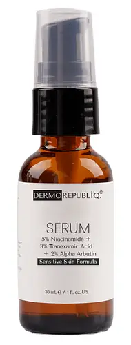 Dermorepubliq 5% Niacinamide + 3% Tranexamic Acid + 2% Alpha Arbutin Sensitive Skin Formula Serum