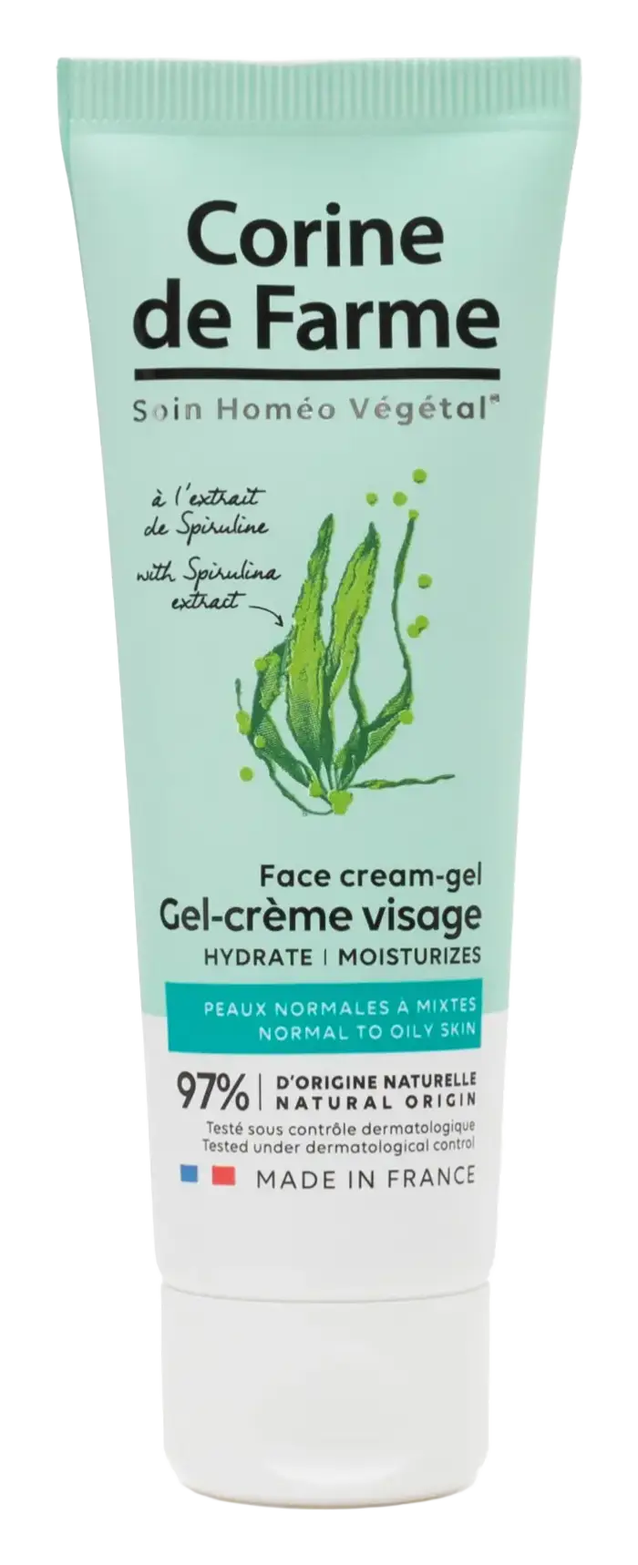 Corine de Farme Face Cream-Gel With Spirulina Extract