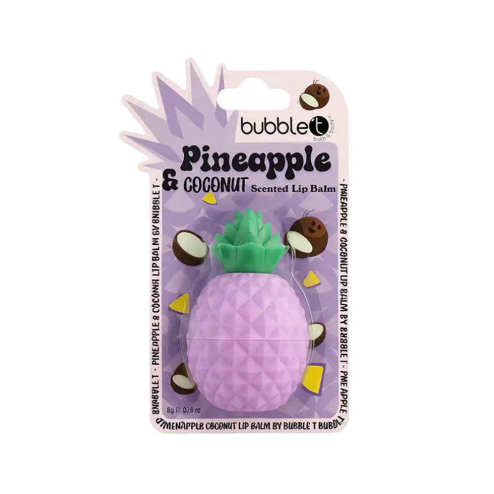 Bubble 'T Pineapple Scented Lip Balm Coconut