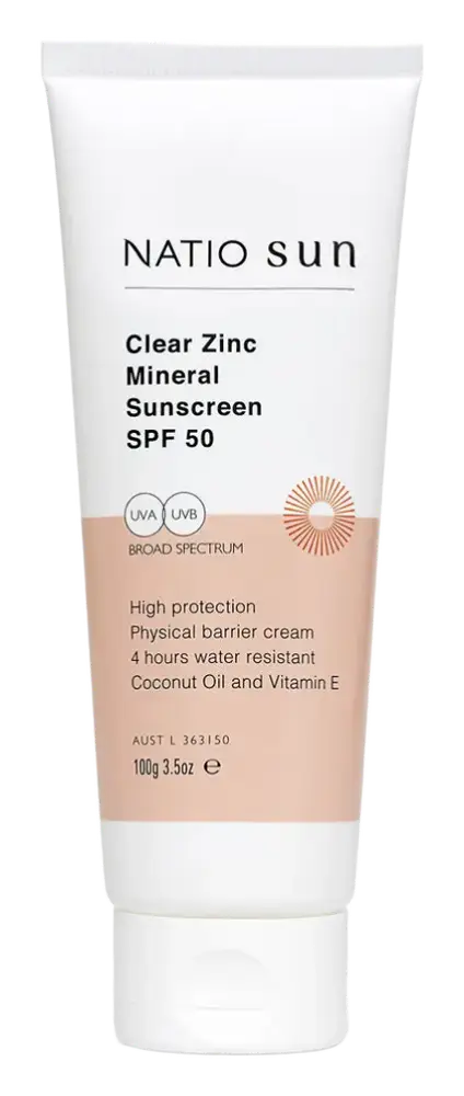 Natio Clear Zinc Mineral Sunscreen SPF 50
