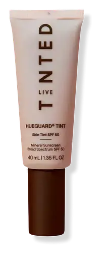 Live Tinted Hueguard Skin Tint SPF 50 Mineral Sunscreen Broad Spectrum 5  Medium (Warm Peach Undertone)
