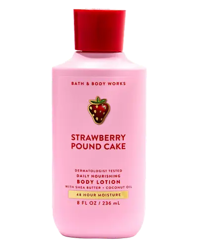 Bath & Body Works Body Lotion Strawberry Pound Cake