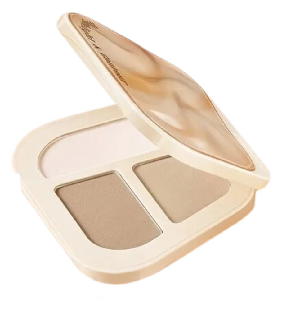 Focallure Three Color Highlight And Contour Palette #BR01