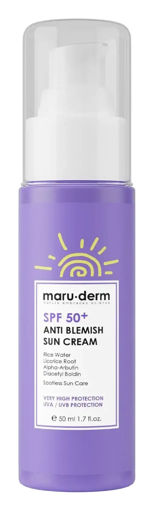 maru.derm Anti Blemish Sun Cream SPF 50+
