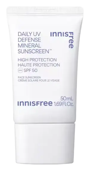 innisfree Daily UV Defense Mineral Sunscreen SPF 50