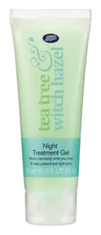 Boots Tea Tree & Witch Hazel Night Gel Moisturiser