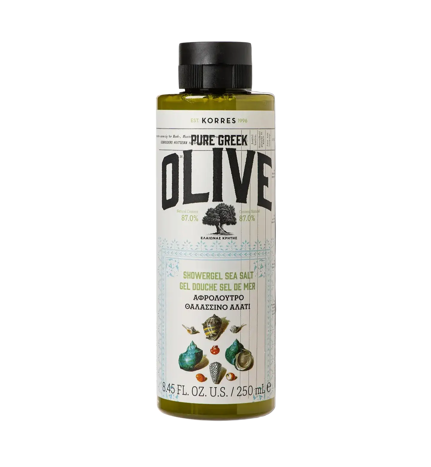 KORRES Pure Greek Olive Shower Gel Sea Salt