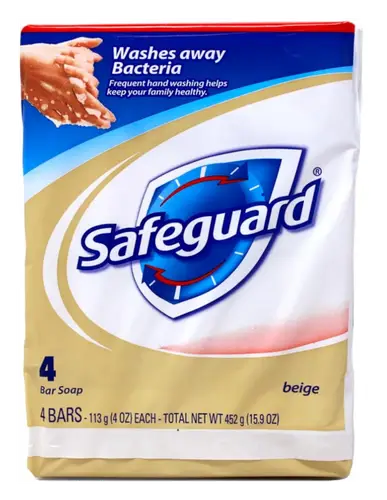 Safeguard Antibacterial Hand Bar Soap Beige