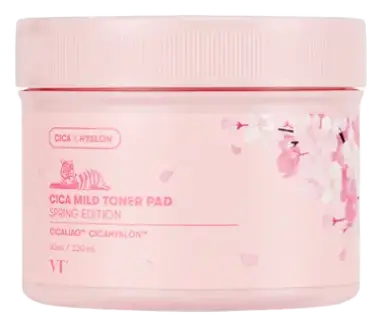VT Cosmetics Cica Mild Toner Pad Spring Edition