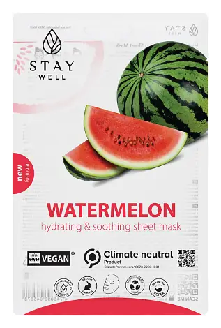 Stay Well Climate Neutral Face Mask Watermelon