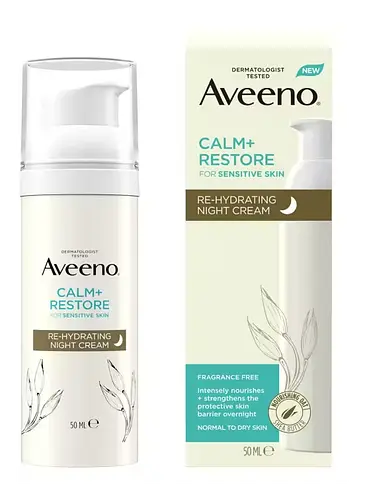 Aveeno Face Calm and Restore Re-Hydrating Night Cream
