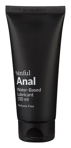 Sinful Anal Water-Based Lubricant Black