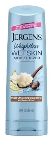 Jergens Skincare Weightless Wet Skin Moisturizer Shea Butter