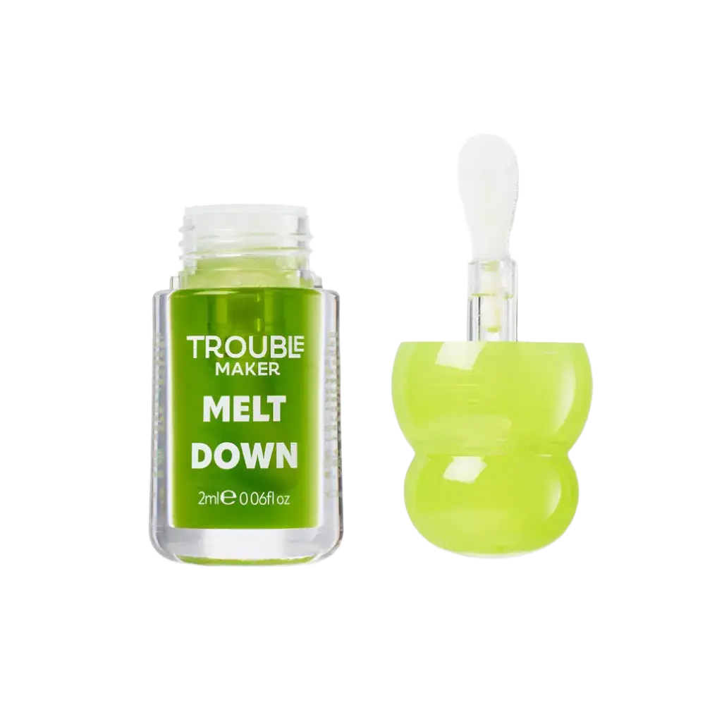 Trouble Maker Melt Down Lip Oil Dizzy Busy Green