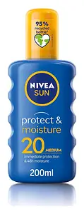 Nivea Sun Protect & Moisture Pump Spray SPF 20 UK