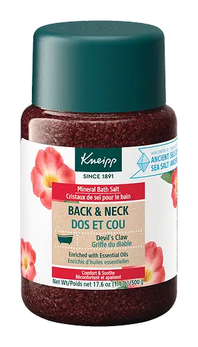 Kneipp Mineral Bath Salt Back & Neck Devil's Claw