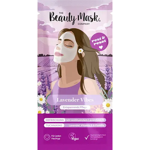 The Beauty Mask Company Tuchmaske Lavender Vibes
