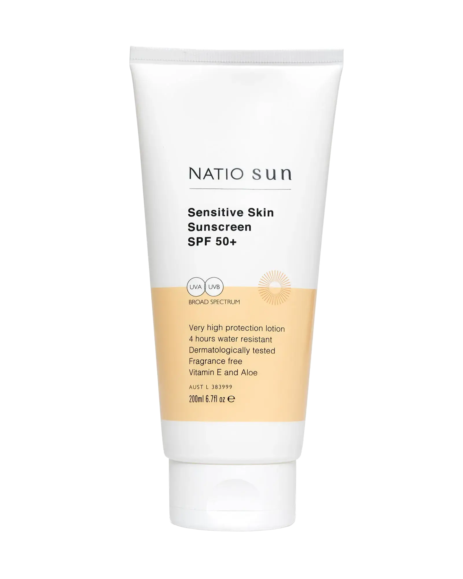 Natio Sensitive Skin Sunscreen SPF 50+