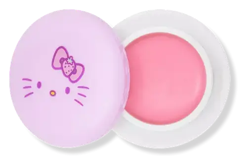 The Creme Shop Hello Kitty Strawberry Rose Latte Macaron Lip Balm