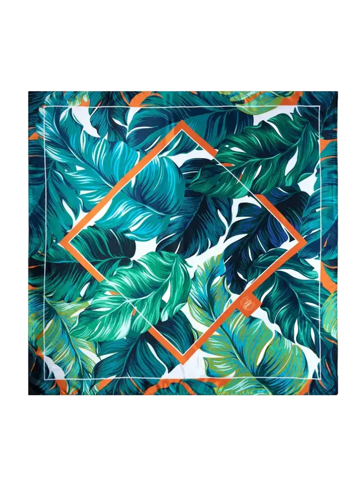 Curlsmith Vegan Silk Scarf Limited Edition Spring Design
