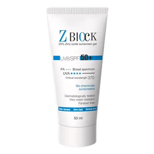 Ethicare Remedies Z Block Zinc Oxide Sunscreen Gel SPF 50+