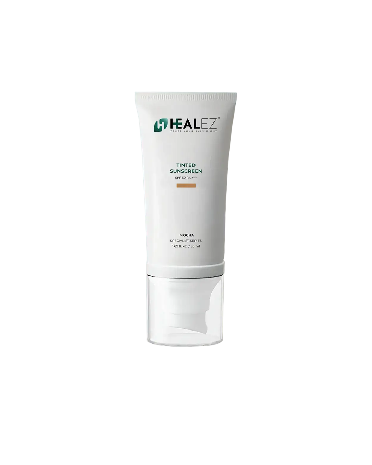 Healez Beauty Tinted Sunscreen SPF 50 Mocha