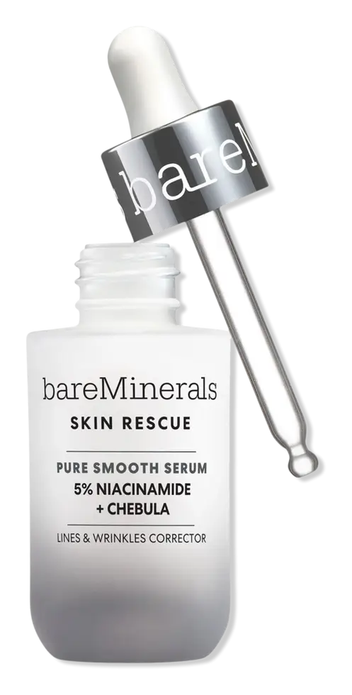bareMinerals SKIN RESCUE Pure Smooth Serum with 5% Niacinamide and Chebula