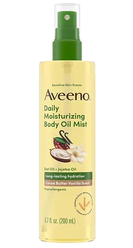 Aveeno Daily Moisturizing Body Oil Mist Cocoa Butter Vanilla