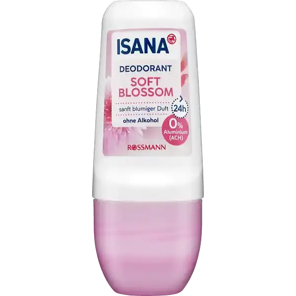 ISANA Deodorant Roll-On Soft Blossom