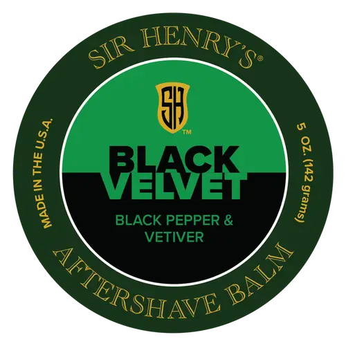 Sir Henry's Aftershave Balm Black Velvet Black Pepper & Vetiver