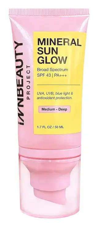 iNNBEAUTY PROJECT Mineral Sun Glow Broad Spectrum SPF 43 PA +++ Medium-Deep