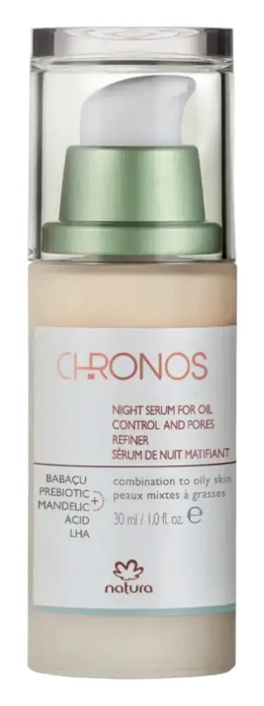 Natura Serum Noturno Antioleosidade E Poros - Chronos