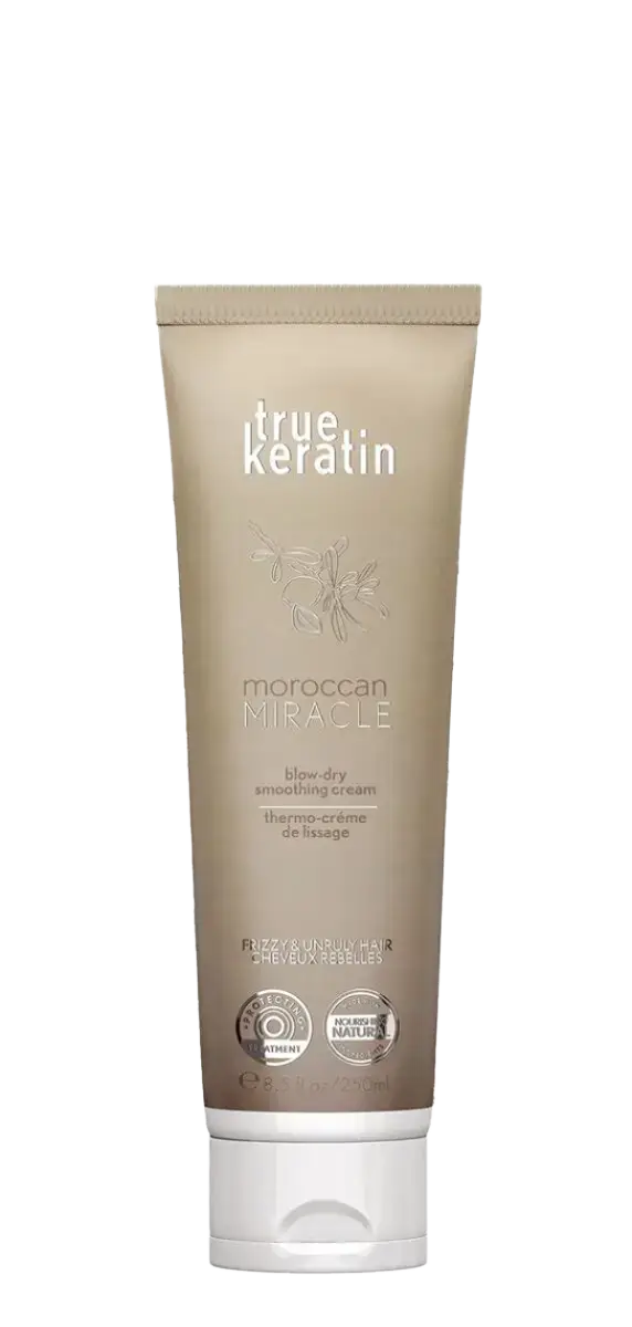 True Keratin Moroccan Miracle Blow-Dry Smoothing Cream