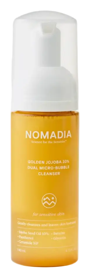 Nomadia Golden Jojoba 10% Dual Micro Bubble Cleanser