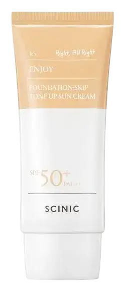 SCINIC Enjoy Foundation-Skip Tone Up Sun Cream SPF50+ PA++++