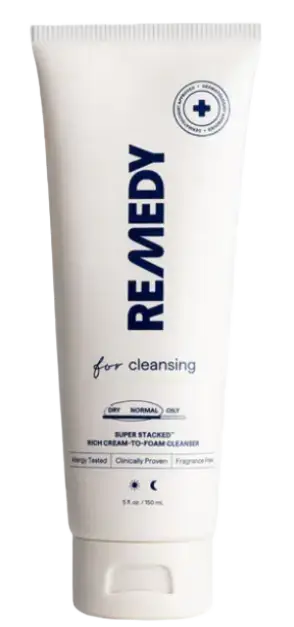 Remedy Super Stacked Rich Cream-To-Foam Cleanser
