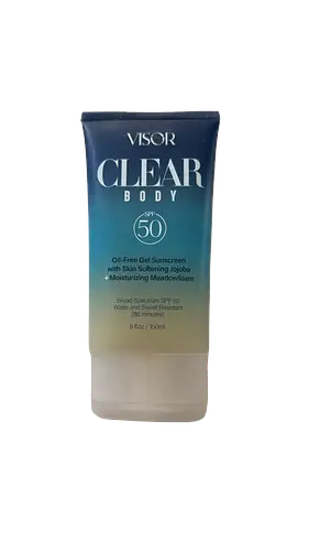 VISOR SKINCARE Clear Body Oil-Free Gel Sunscreen SPF 50